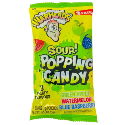 Warheads Sour Popping Candy